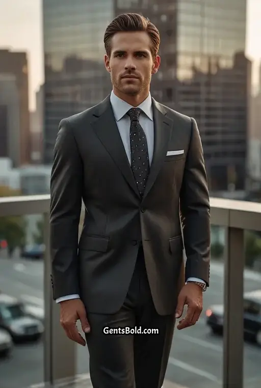 1. Tailored Suit with a Modern Twist