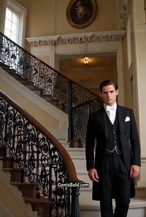 10. Gothic Tailcoat with Ascot Tie
