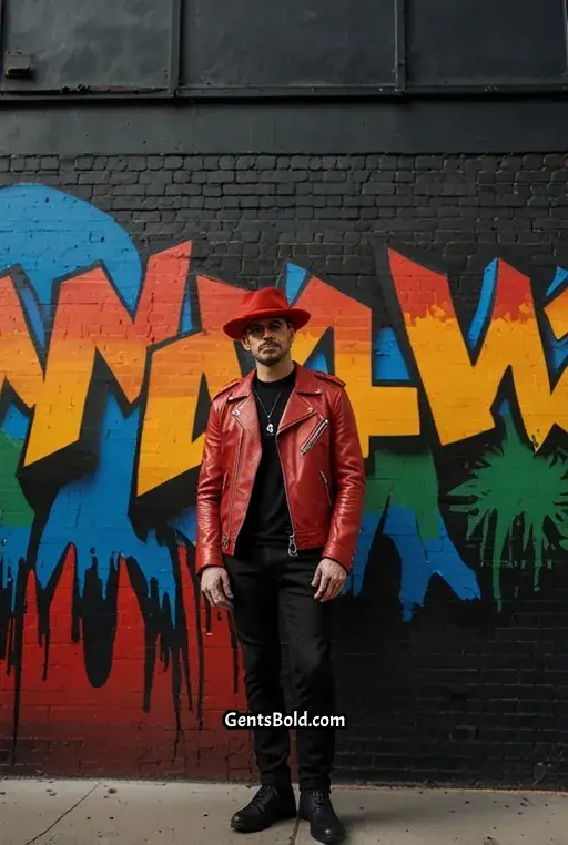 11. Bold and Bright with a Wide Brim Hat
