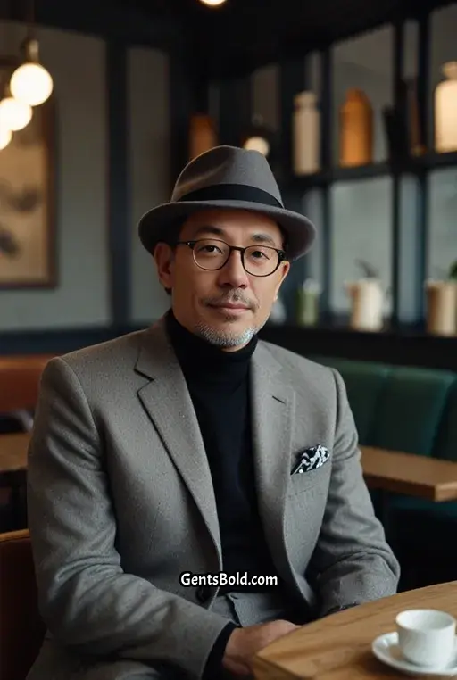 13. Smart Casual with a Wool Felt Hat