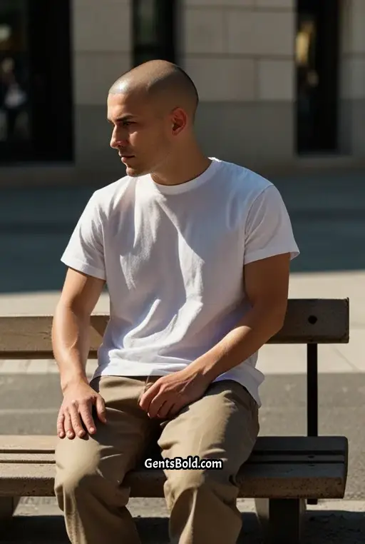 13. Straight Buzz Cut
