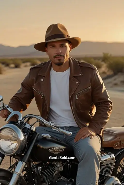 14. Bohemian Vibes with a Wide Brim Fedora