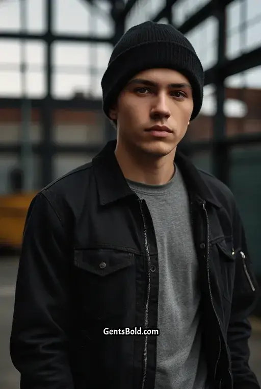 15. Urban Cool with a Beanie and Jacket