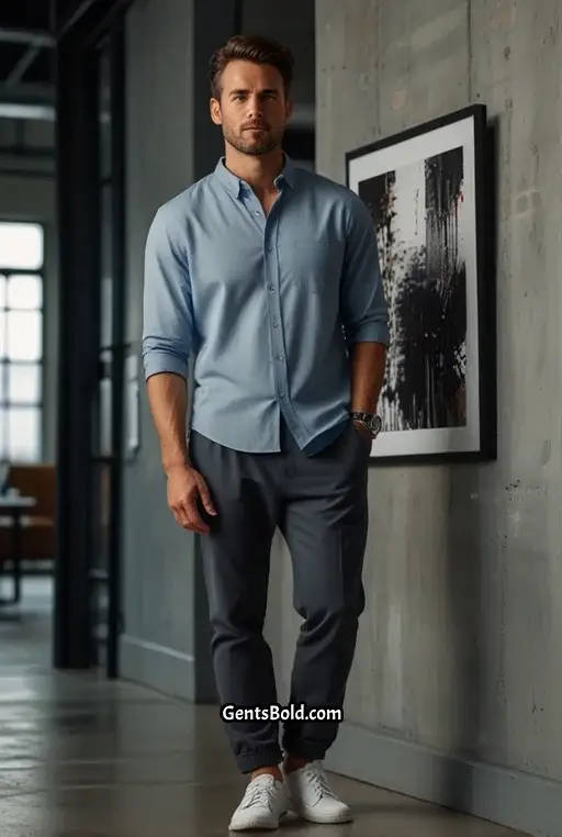 18. Casual Shirt and Joggers