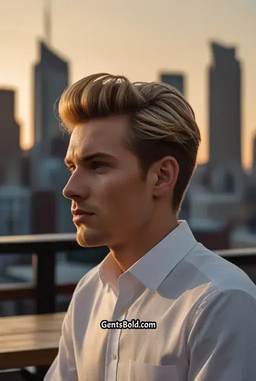 18. Neat Straight Quiff
