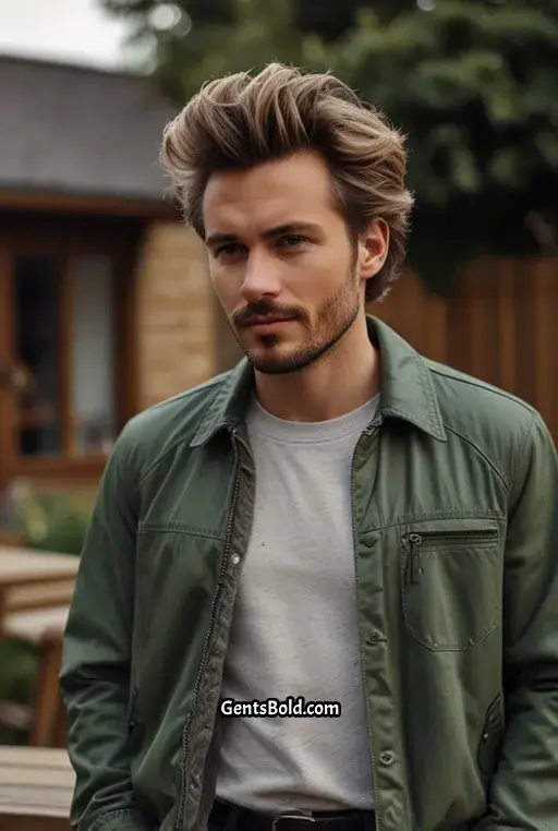19. Voluminous Quiff with Shaggy Layers