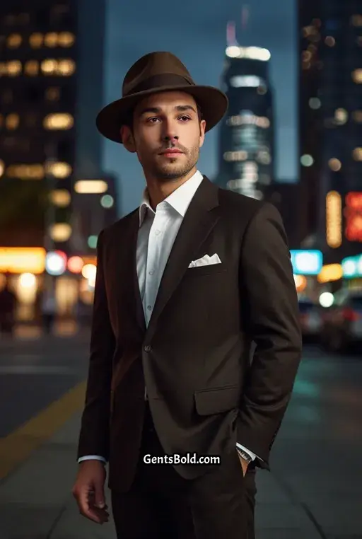 2. Bold Look with a Fedora