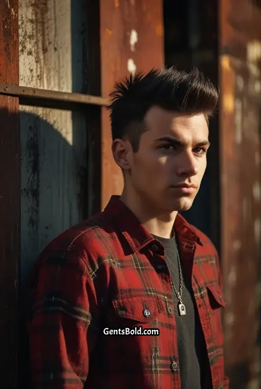 20. Straight Faux Hawk