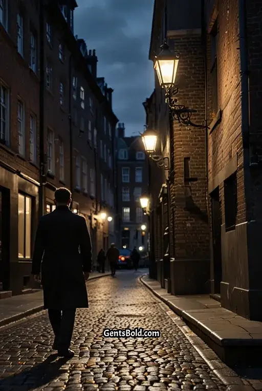 21. Black Turtleneck with Tailored Overcoat