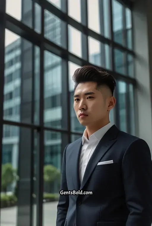 21. Undercut with Pompadour