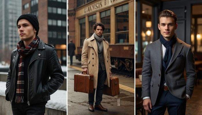 23 Men's Scarf Outfits for Cozy Winter Looks