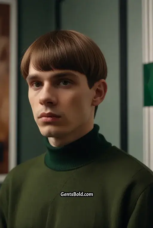 23. Straight Bowl Cut