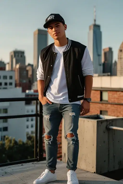 3. Relaxed Look with a Baseball Cap