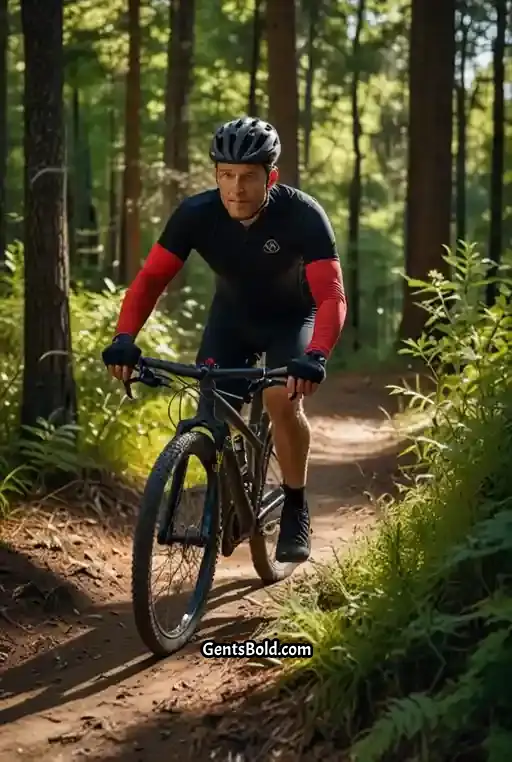 6. Black Long Sleeve Shirt with Red Shorts