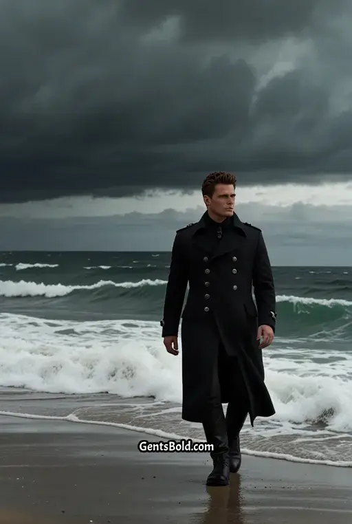 6. Military Inspired Gothic Coat