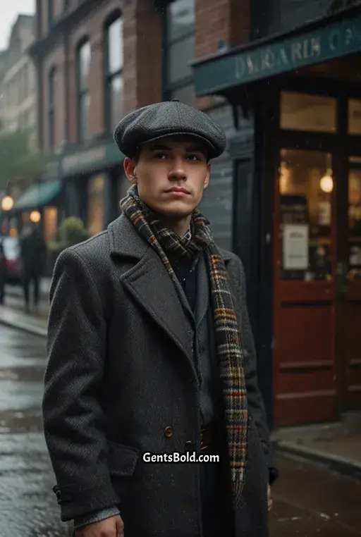 6. Vintage Style with a Newsboy Cap