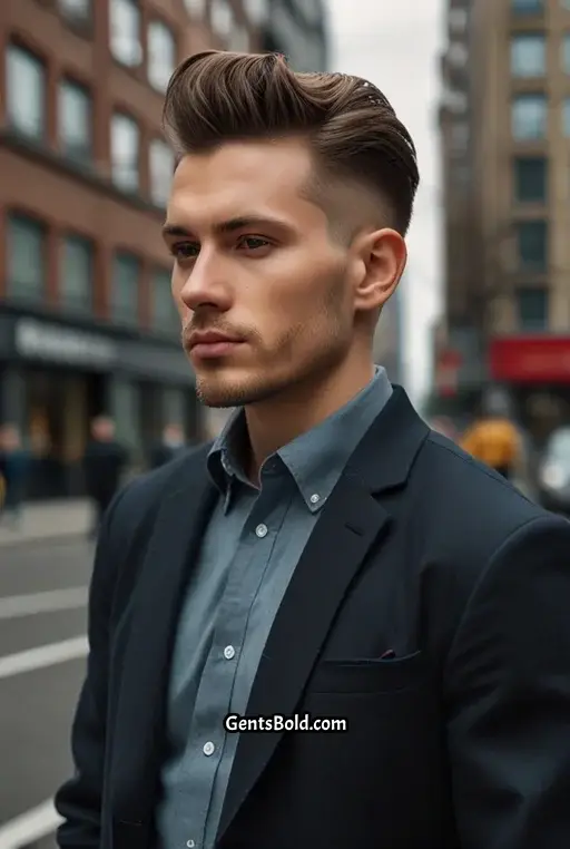 7. Low Fade with Quiff
