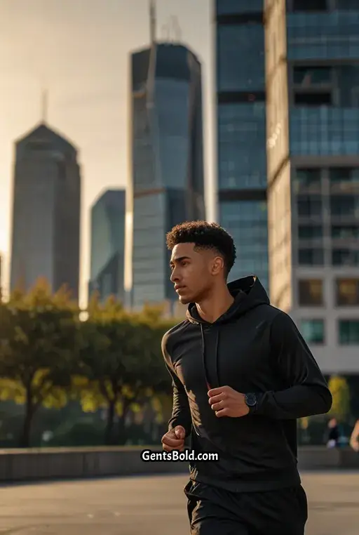 8. Charcoal Black Athleisure Look