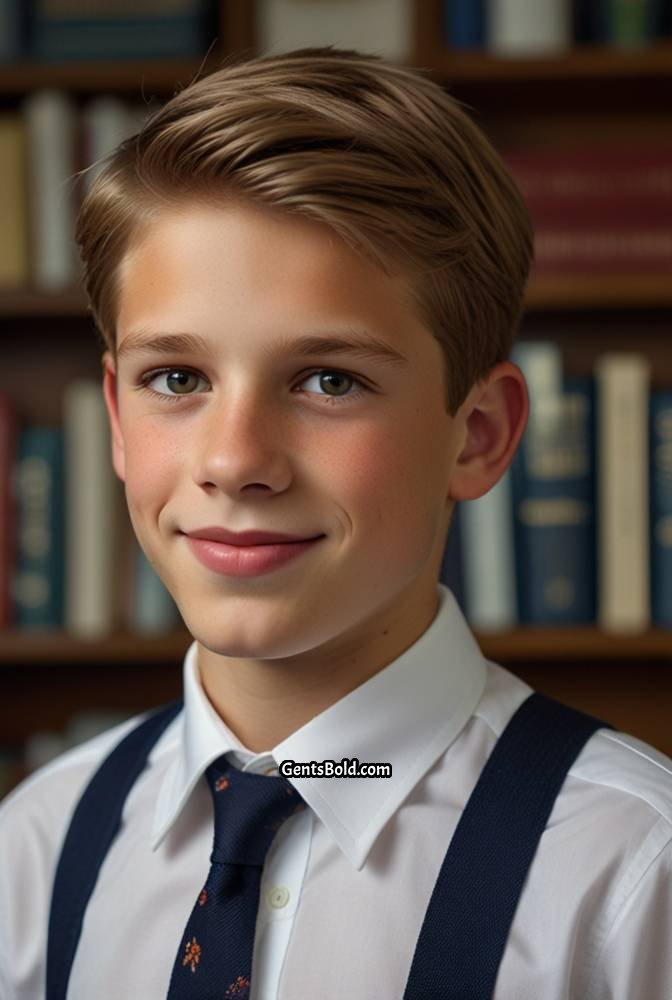 12. Classic Ivy League Cut for a Smart Look