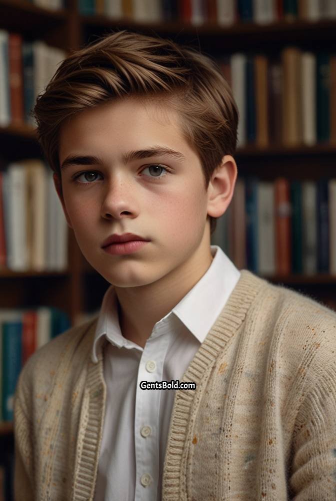 15. Brushed-Up Hairstyle