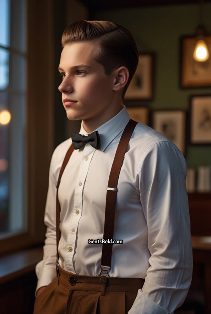 16. Side-Parted Taper Cut