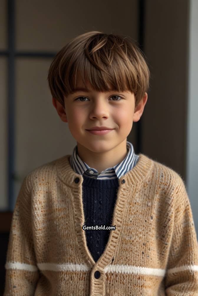 17. Classic Bowl Cut with a Modern Twist