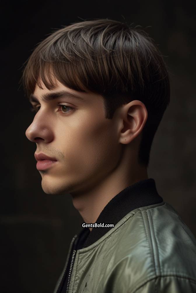 18. Modern Bowl Cut with Texture