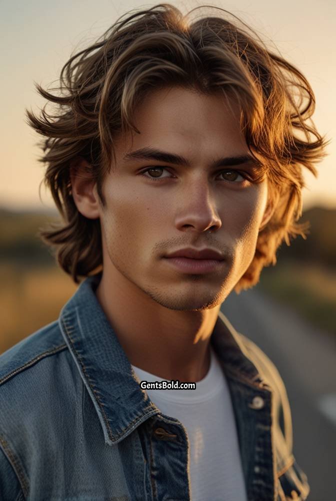19. Windswept Medium-Length Hair