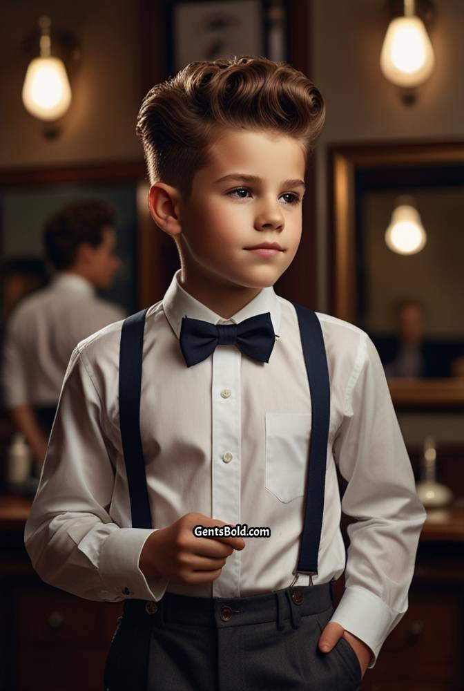 20. Curly Pompadour Fade
