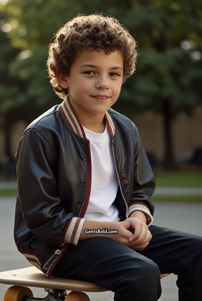 21. Casual Curly Crew Cut
