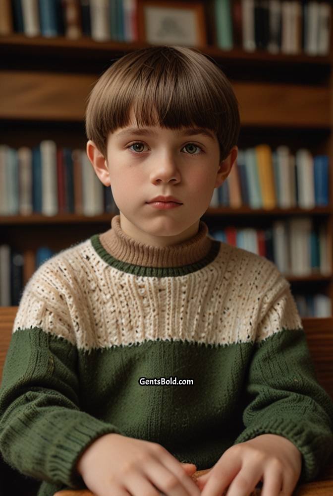 23. Bowl Cut with Modern Twist
