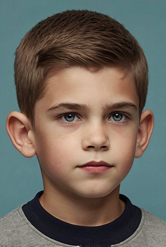 3. Crew Cut with Tapered Sides 1