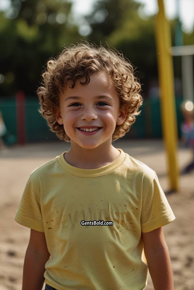 4. Curly Top with Short Sides
