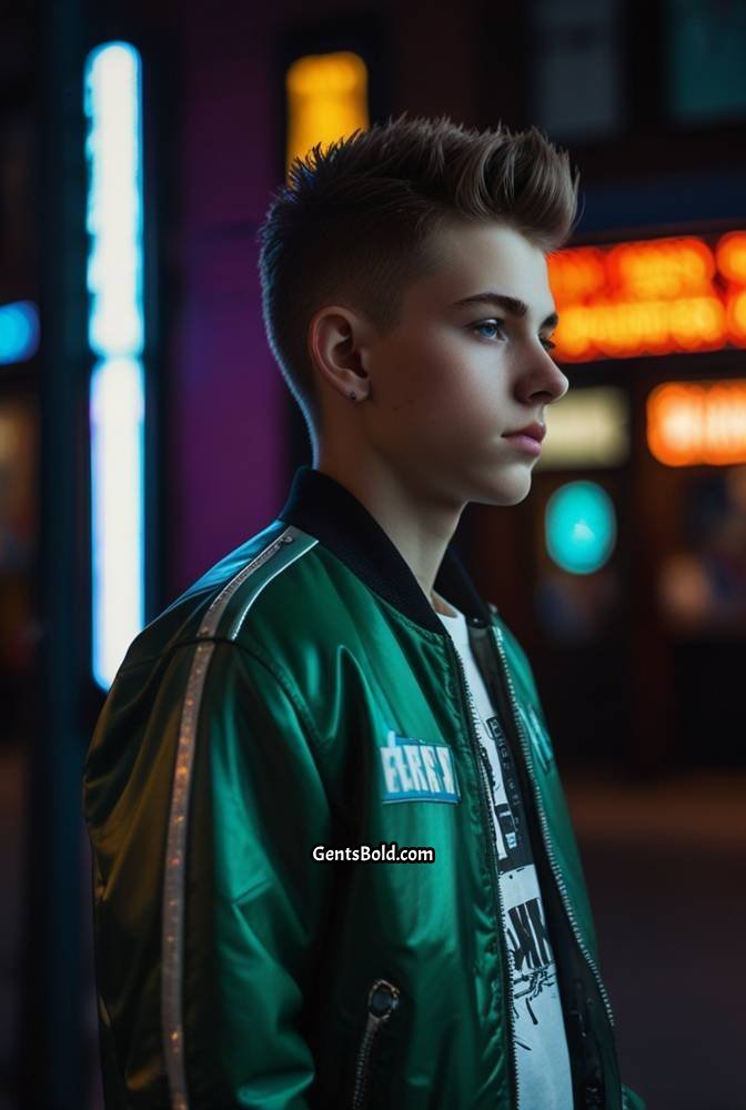 4. Short Spiky Hair with High Fade