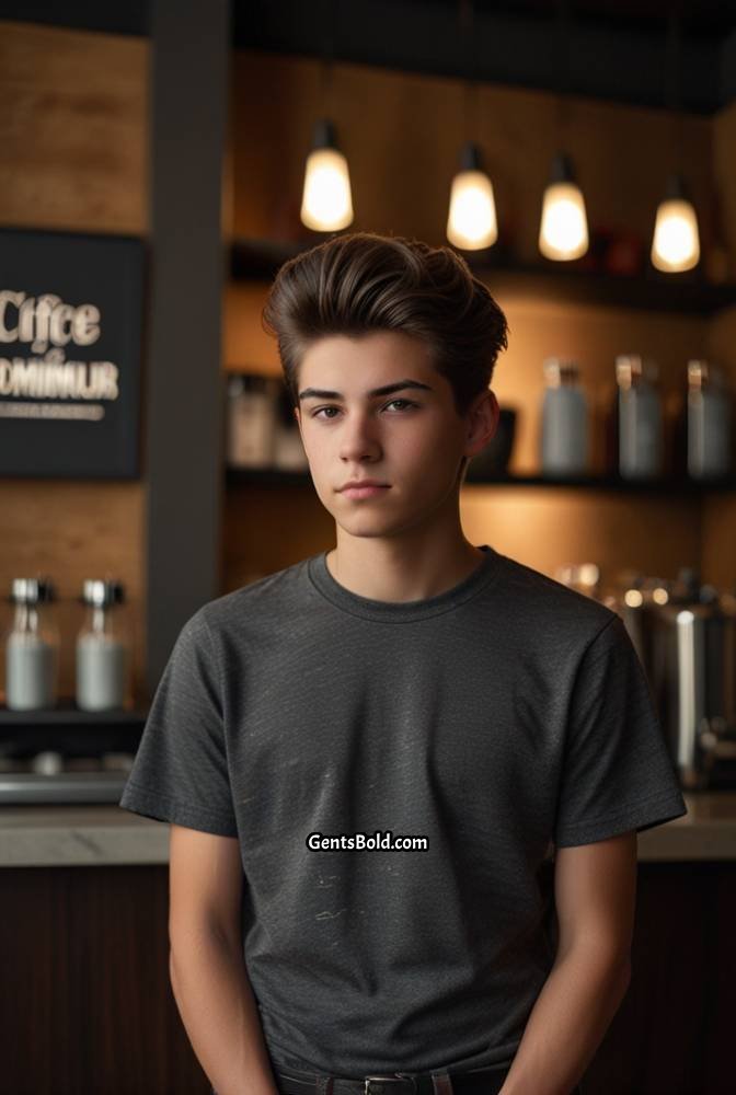 6. Modern Pompadour with Low Fade