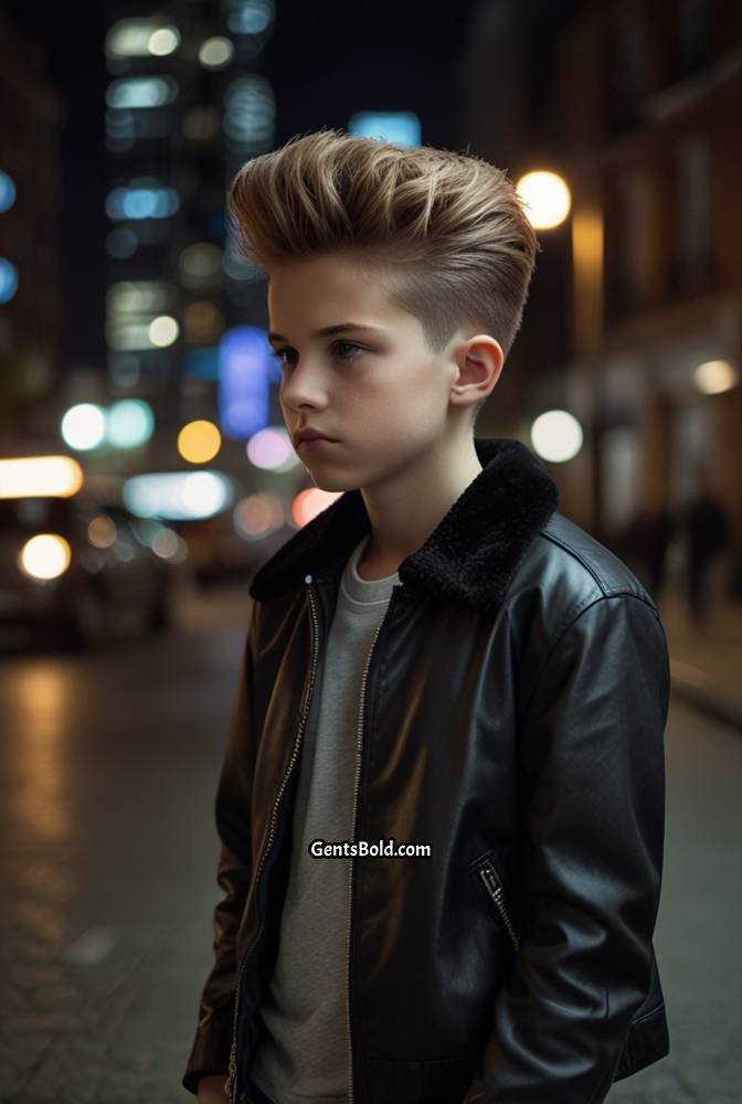 7. Modern Quiff with Mid Fade