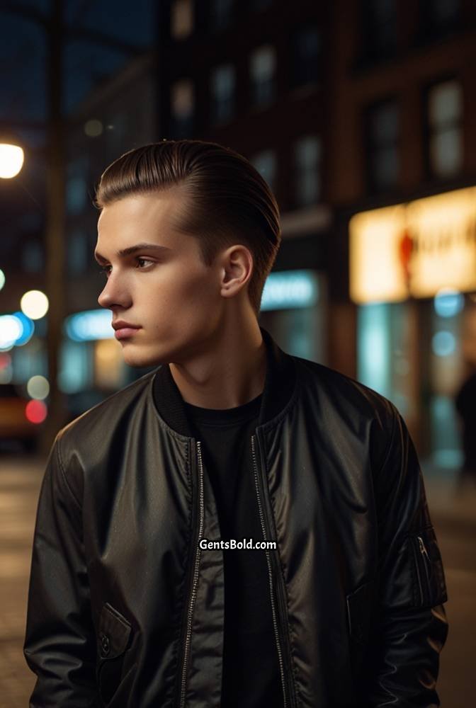 8. Slicked-Back Undercut