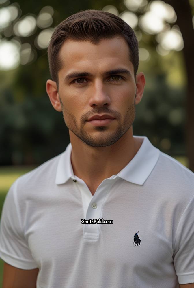 9. Classic Crew Cut with Low Fade